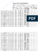 School Form 1 (SF 1) School Register