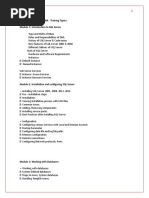 SQL DBA Learning Syllabus