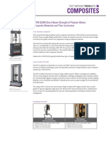 Mts - 4036654 ASTM D2344 Short-Beam Strength of Polymer Matrix