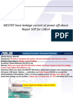 ME370T Have Leakage Current at Power Off About Repair SOP For L3L4