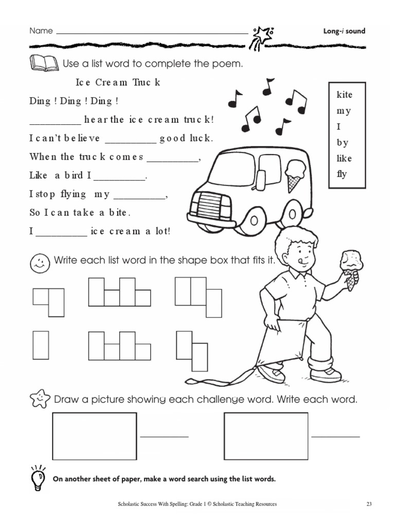 Success With Spelling Grade 1 | PDF