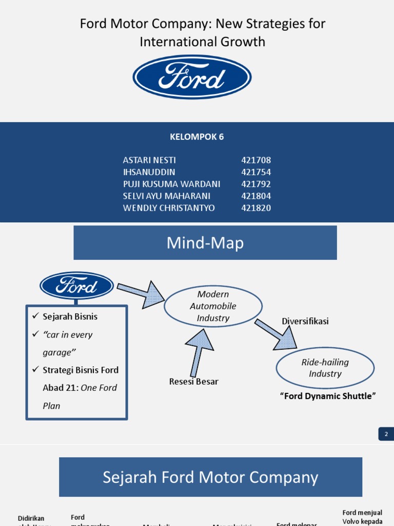 Strategi Global Ford: One Ford Plan | PDF | Teknologi & Rekayasa