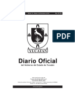 Diario Oficial: Del Gobierno Del Estado de Yucatán