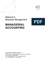 Managerial Accounting Manual