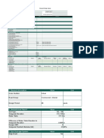 Table of Pavement Design Values