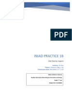 Iniad Practice 1B: 2nd Theme Report