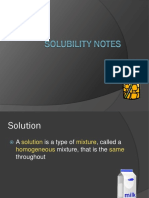 Solubility Notes