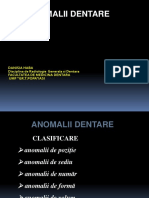 Curs 08 Anomalii Dentare