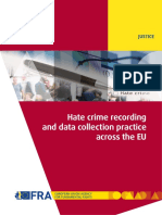 Hate Crime Recording and Data Collection Practice Across The EU (2018)