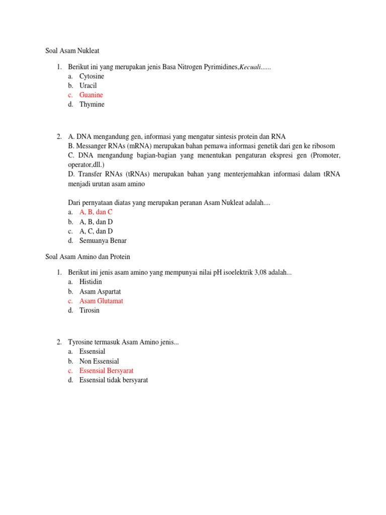 Makalah Asam Nukleat Dna Dan Rna DNA Informasi