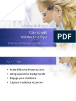 3017 Stomatology Powerpoint Template