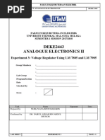 New - EXPERIMENT 3 - 2017 - Voltage Regulator Using LM 7805 LM 7905 PDF