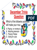 December 2018 Trivia Question