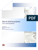 Solar Air-Conditioning Systems: in Small - Medium Scale Applications