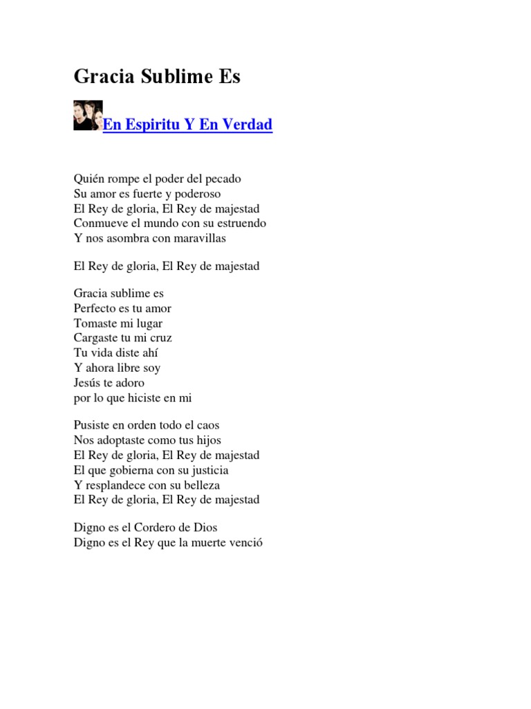 Gracia Sublime Es | PDF