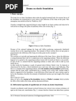 Study BG 462 9 Beams On Elastic Foundation