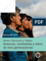 INFORME GET 2018 Tres Generaciones