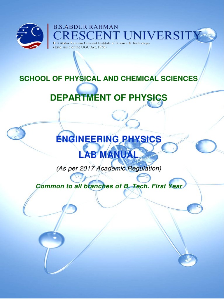Engineering Physics Lab Manual Guide | PDF | Diffraction | Waves