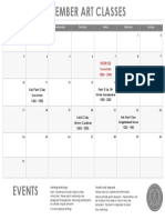 Kosakowski Studio Calendar