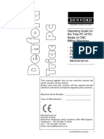 Operating Guide For The Triac PC (ATC) Series of CNC Milling Machines - Installation - Specific Features - Routine Maintenance