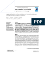 Unnes Journal of Public Health: Analysis of Health Service Payment Utilization in National Health Insurance (