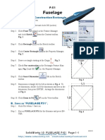 Fuselage: A. FRONT Sketch Construction Rectangle