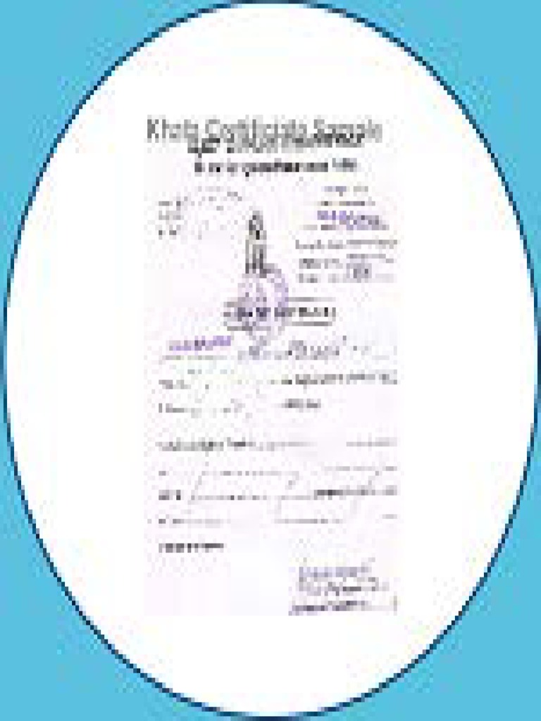 Khata Sample | PDF