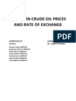 Trend in Crude Oil Prices and Exchange Rates