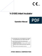 ANASAtom v-2100G Infant Incubator - User Manual (Recovered)