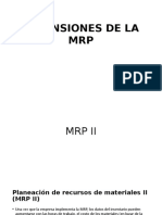 Extensiones de La MRP