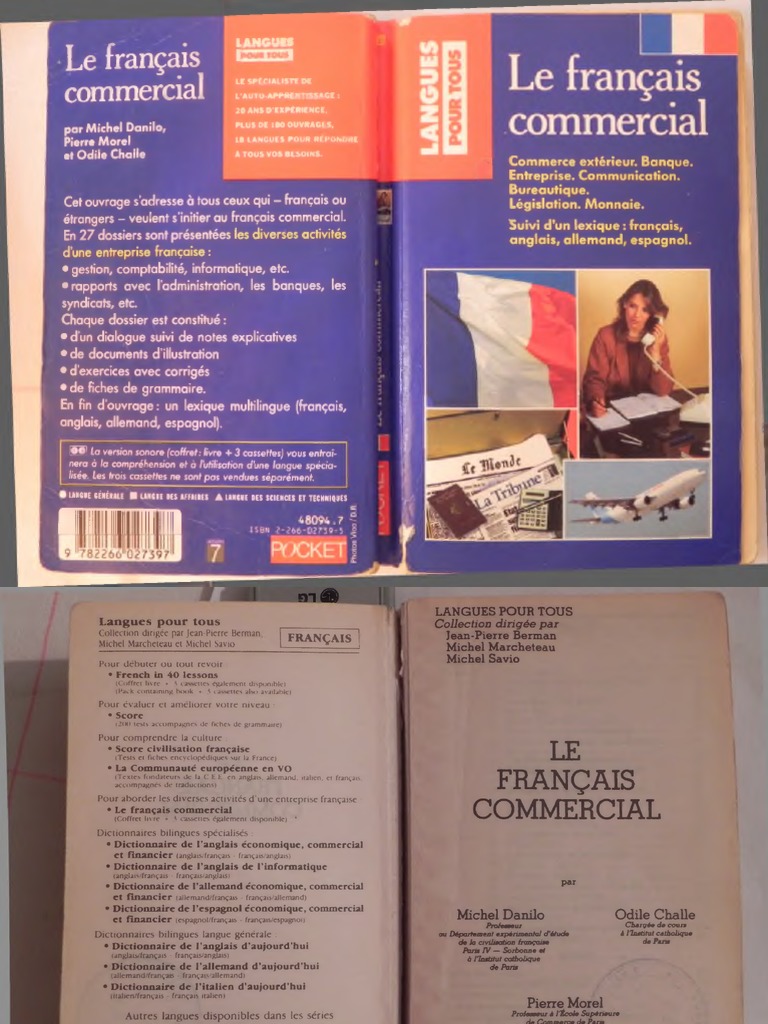 文学・小説 francais du commerce, de l'entreprise Nouveau Texte Du Livre Iiie Du Code de Commerce, Présenté À La