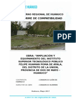 Ampliación y equipamiento del Instituto Superior Tecnológico Público Felipe Huamán Poma de Ayala en Huánuco