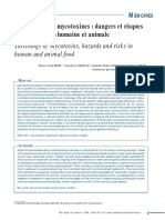 Toxicologie Des Mycotoxines - Dangers Et Risques en Alimentation Humaine Et Animale 2005 PDF