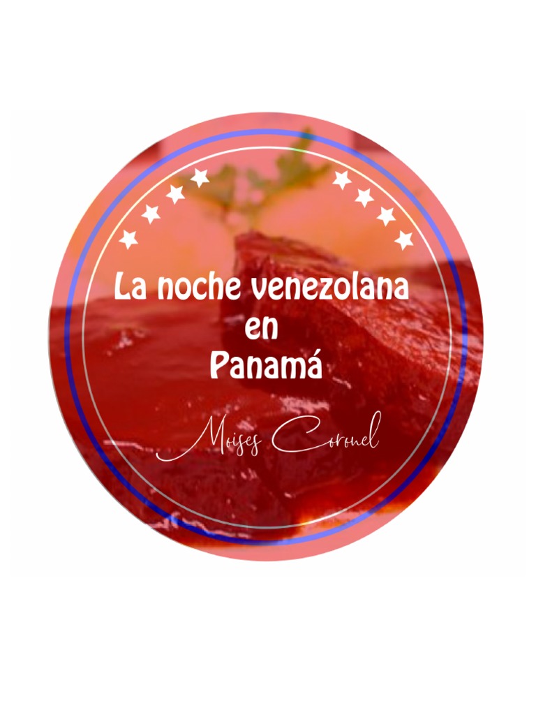 Menu de comida venezolana Menu de comida venezolana