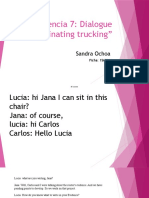 Evidencia 7: Dialogue "Coordinating Trucking