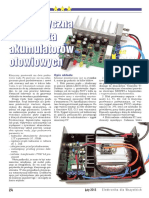 Automatyczna ładowarka akumulatorów z regulacją prądu ładowania