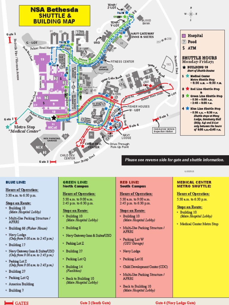 Walter Reed Base Map | PDF | Washington Metro | Land Transport