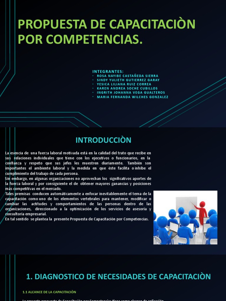Propuesta de Capacitaciòn Por Competencias | PDF | Planificación | Business