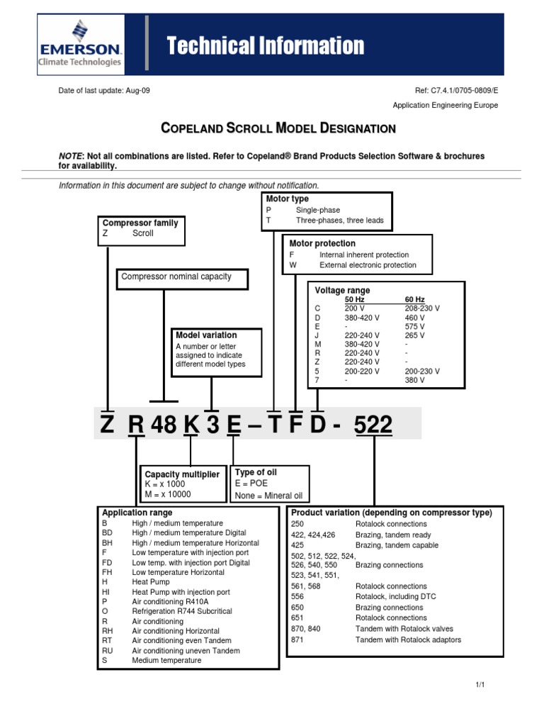 OLD COPELAND COMPRESSOR MANUAL PDF visual data 5
