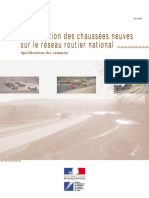 Construction Des Chaussées Neuves Sur Le Réseau Routier National - Spécifications Des Variantes PDF