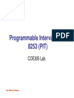 Programmable Interval Timer 8253 (PIT) : COE305 Lab