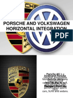 Porsche and Volkswagen Horizontal Integration
