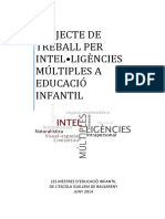 Projecte de Racons Multinivell Per Intel Ligències Múltiples A LEd. Infantil