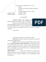 Demanda Ejecutiva y Mandamiento de Ejecucion y Embango