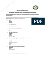 Universidad de Panamá Facultad de Administración de Empresas y Contabilidad