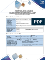 Guía de Actividades y Rubrica de Evaluación - Tarea 2 - Desarrollar Ejercicios Unidad 1 y 2