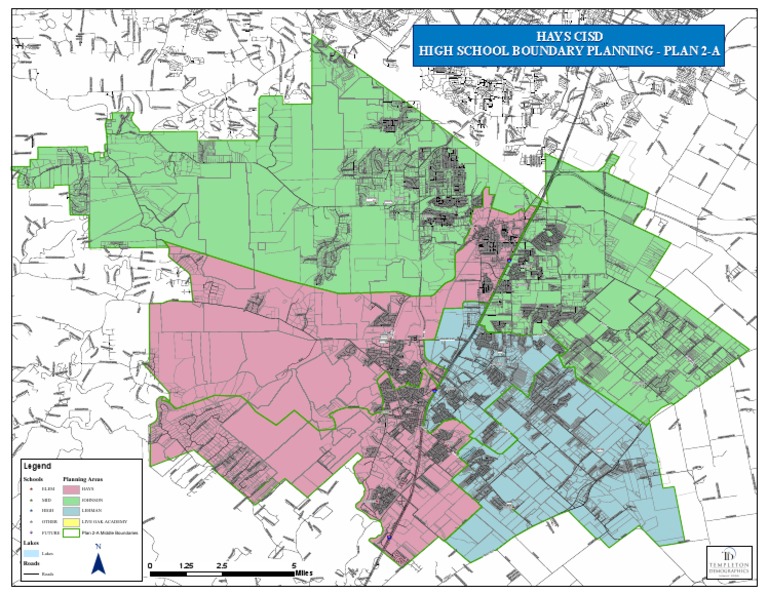 Hays Cisd High School Boundary Planning Plan 2A PDF