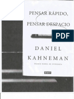 Kahneman Pensar Rápido Pensar Despacio PDF