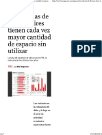 Las Oficinas de Buenos Aires Tienen Cada Vez Mayor Cantidad de Espacio Sin Utilizar