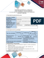 Activity Guide and Evaluation Rubric - Activity 3 - Writing Assignment